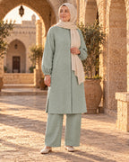 Nesîm kadın umre takımı, adaçayı – önden görünüm
