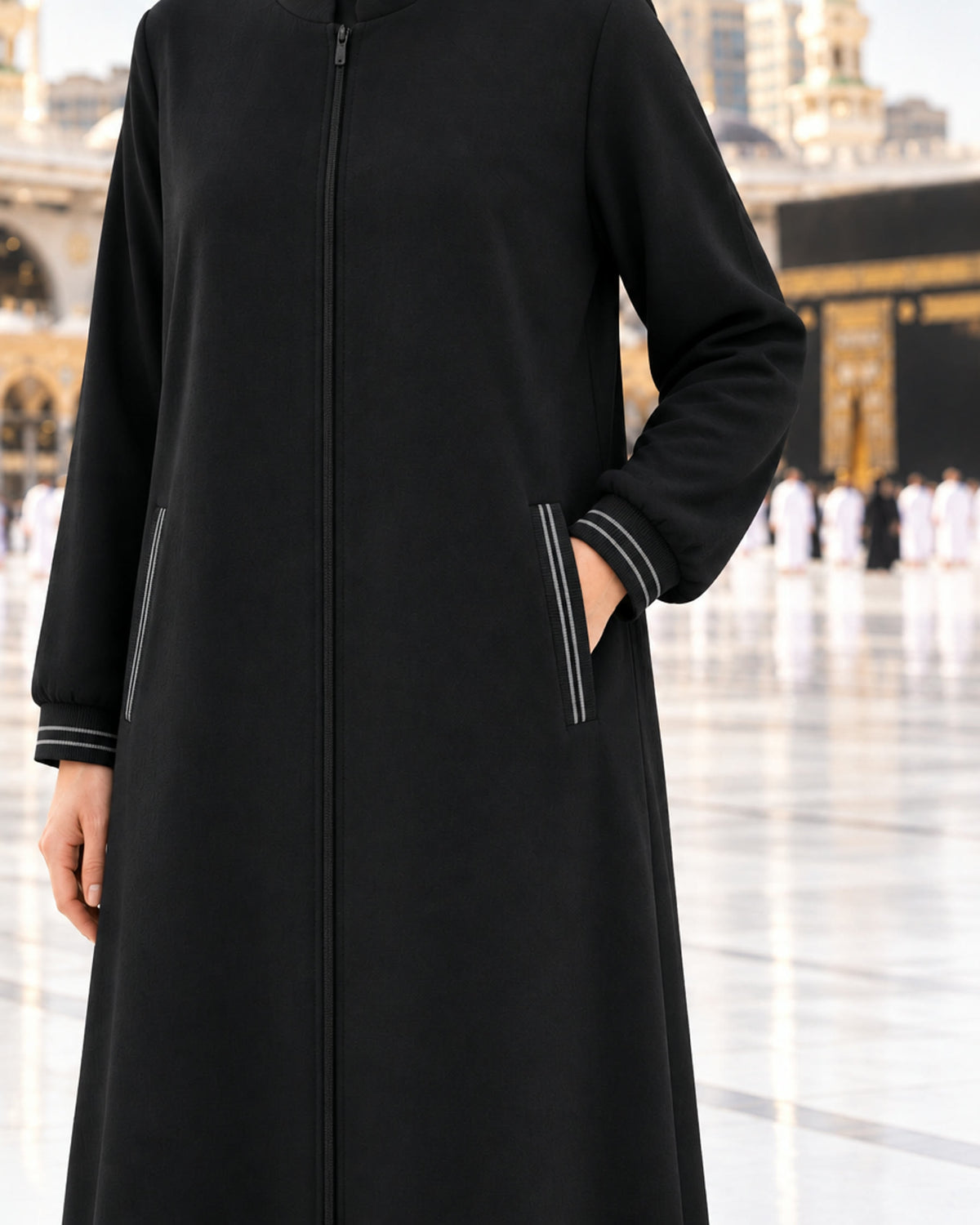 Mevsimlik ferace siyah